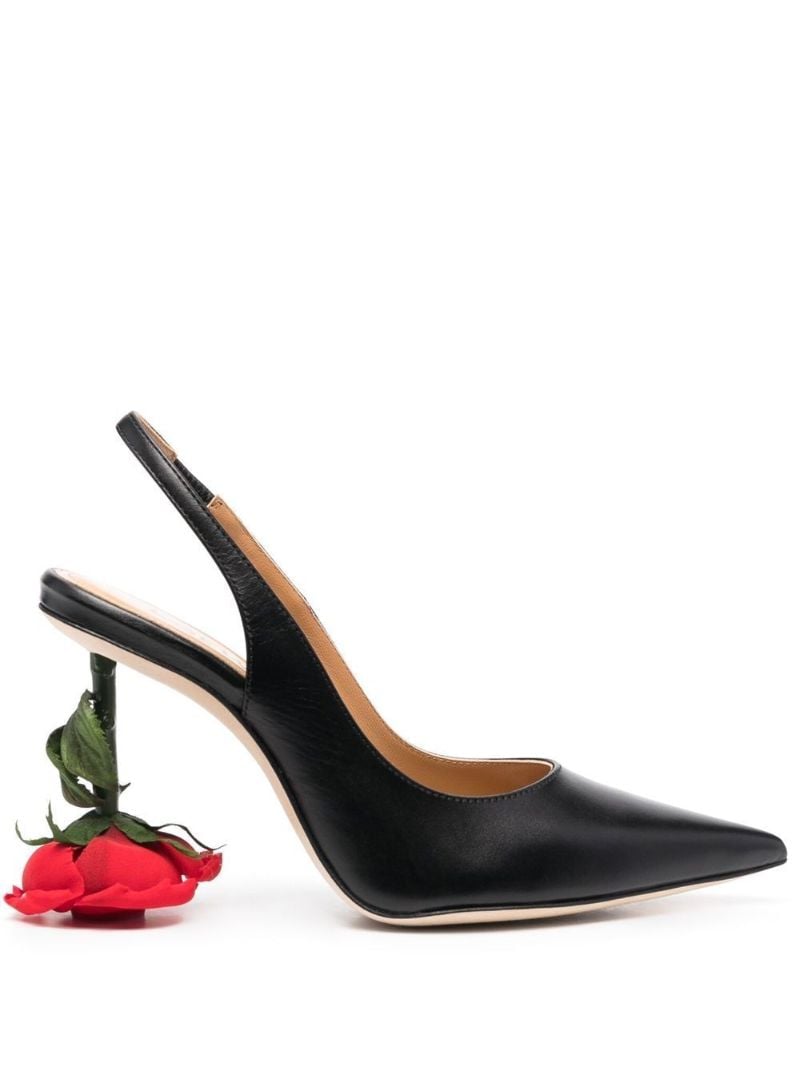 Black Rose 95 Slingback Pumps