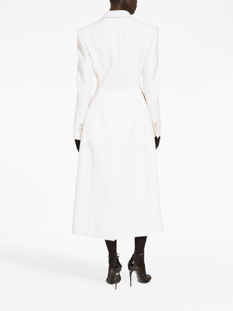 White Double-breasted Coat