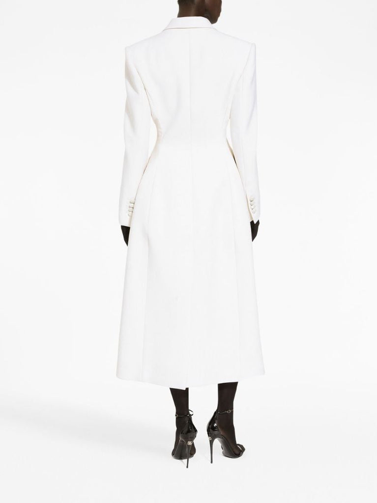 White Double-breasted Coat