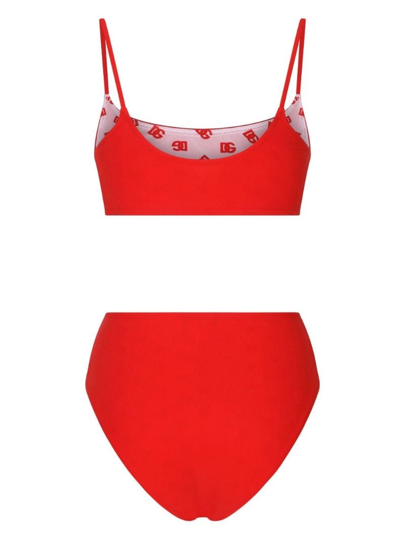 Red Dg Logo Bikini