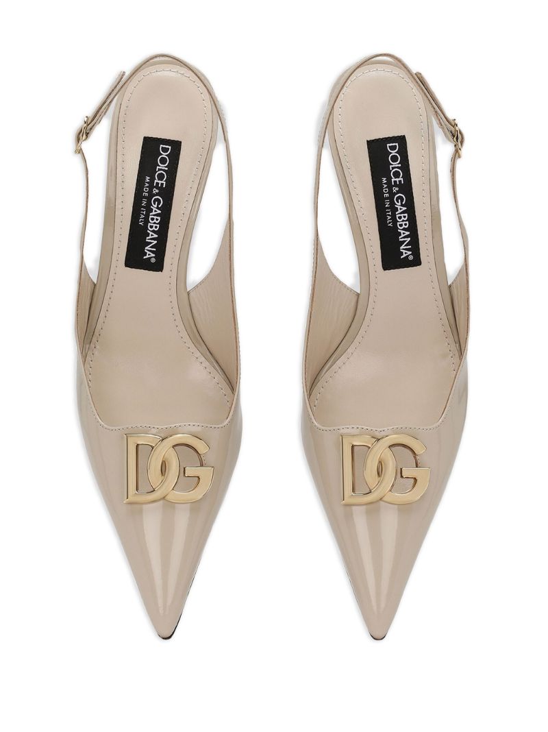 Neutral Lollo 60 Slingback Pumps