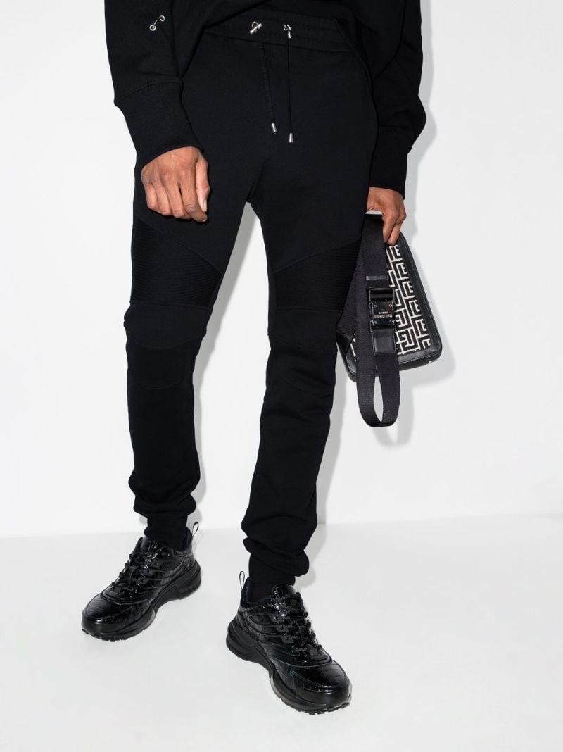 Logo Print Cotton Track Pants