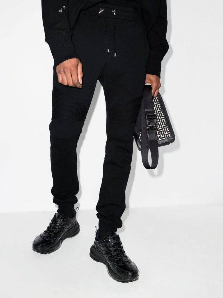 Logo Print Cotton Track Pants