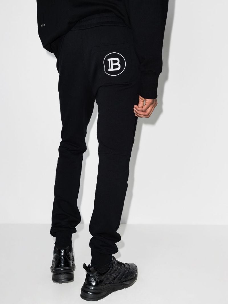 Logo Print Cotton Track Pants