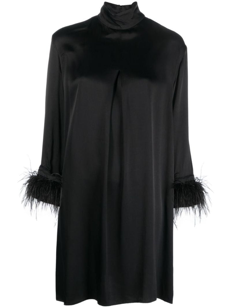 Black Party Shirt Dress
