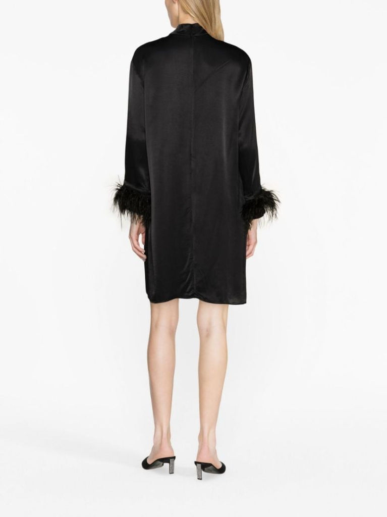 Black Party Shirt Dress