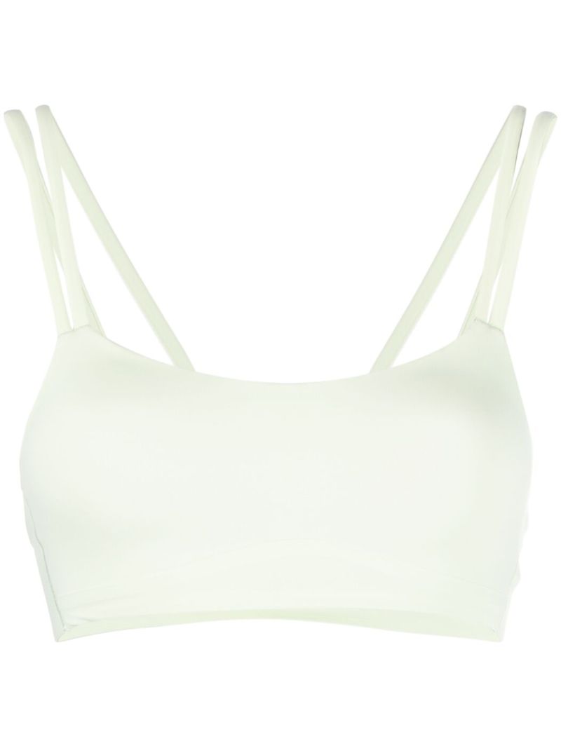 Green Like a Cloud Sports Bra