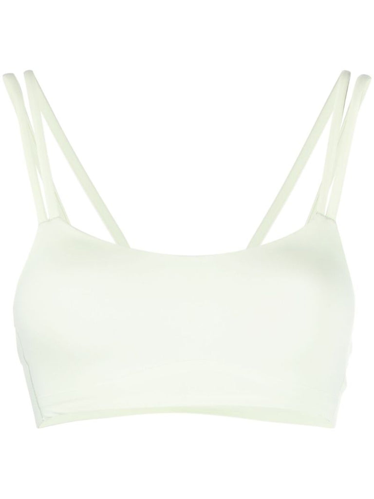 Green Like a Cloud Sports Bra