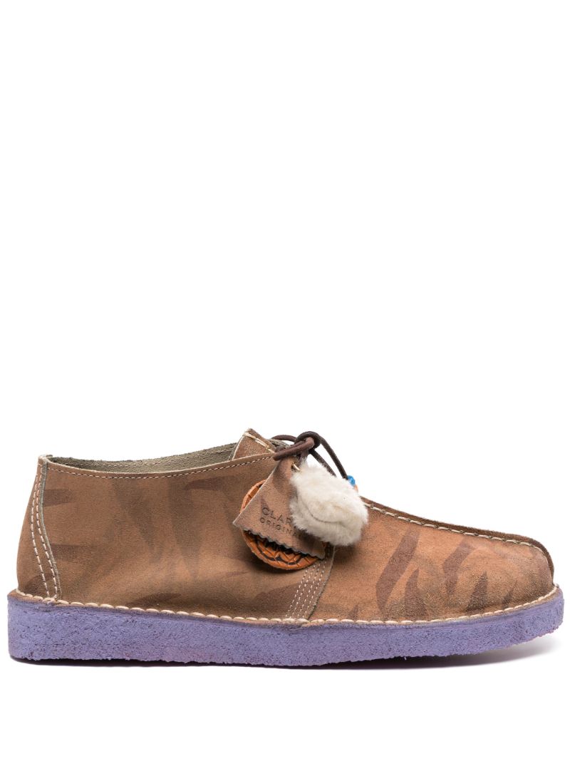 X Aries Brown Wallabee Desert Trek Boots