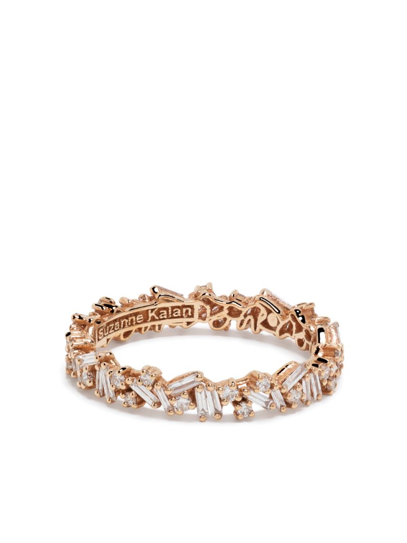 18kt Rose Gold Classic Icon Fireworks Diamond Eternity Band