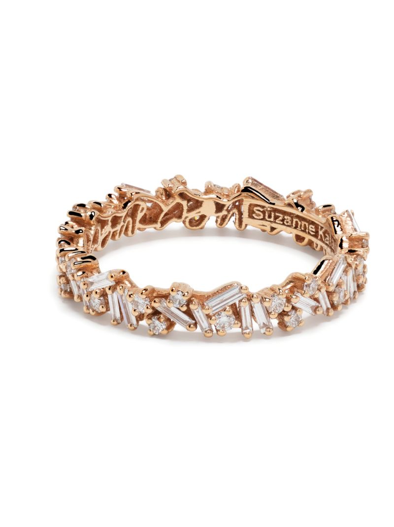 18kt Rose Gold Classic Icon Fireworks Diamond Eternity Band