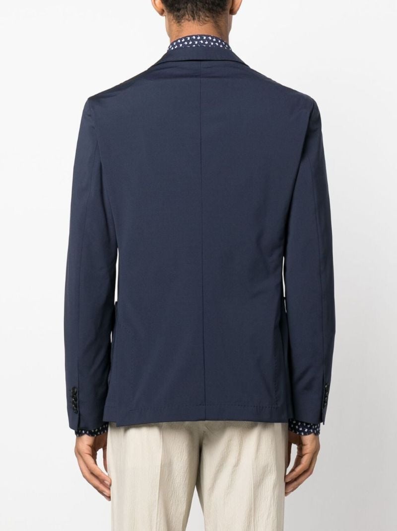 Blue Single-breasted Blazer