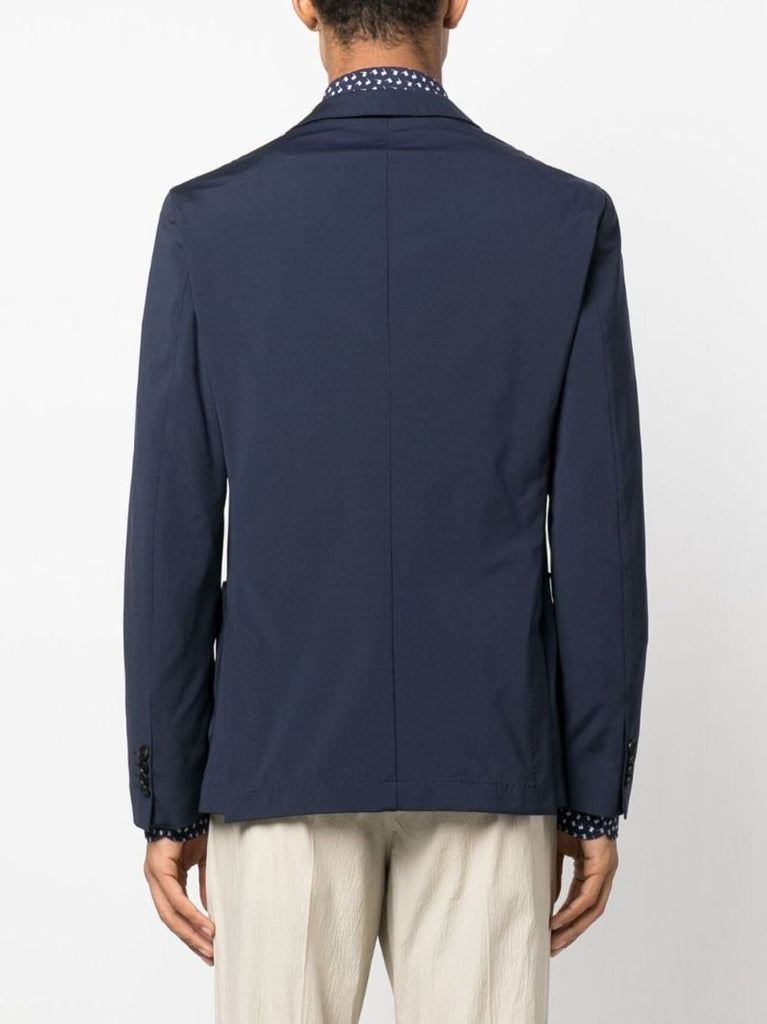 Blue Single-breasted Blazer