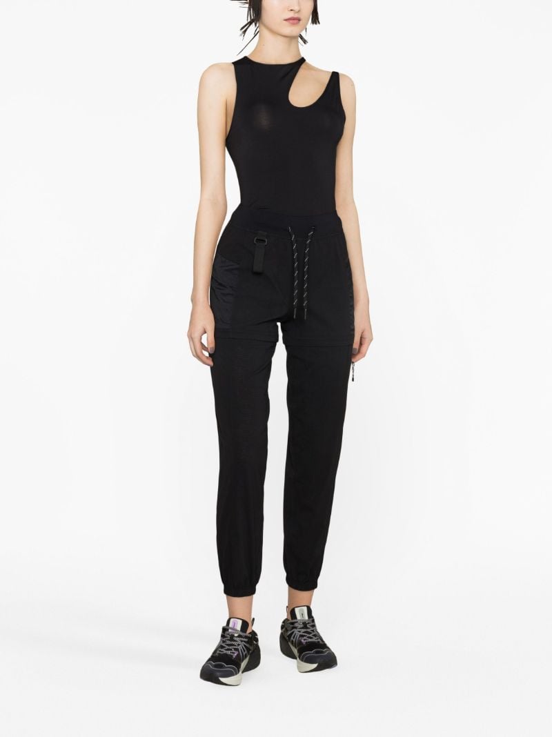 Black Cut-out Tank Top
