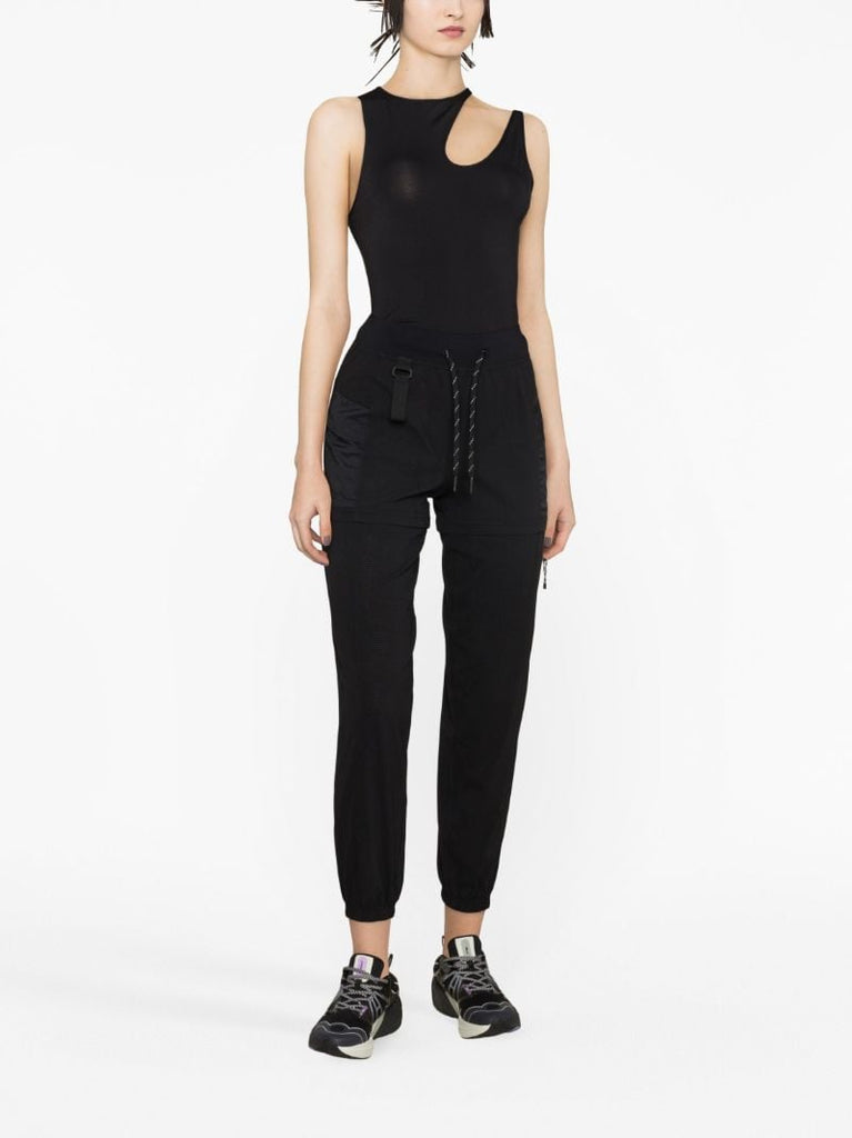 Black Cut-out Tank Top
