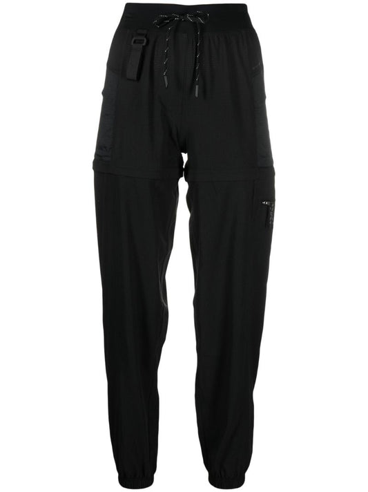 Black Convertible Hiking Track Pants