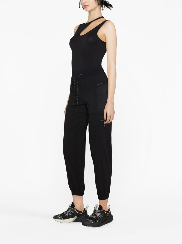 Black Convertible Hiking Track Pants
