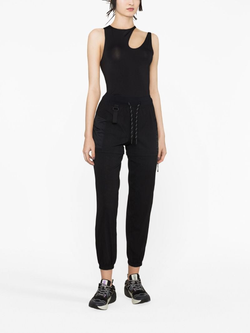 Black Convertible Hiking Track Pants