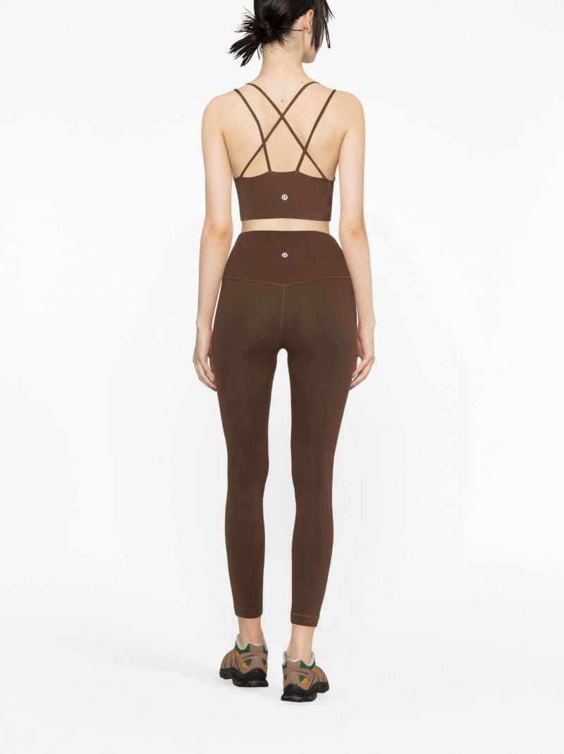 Brown Like a Cloud Longline Sports Bra