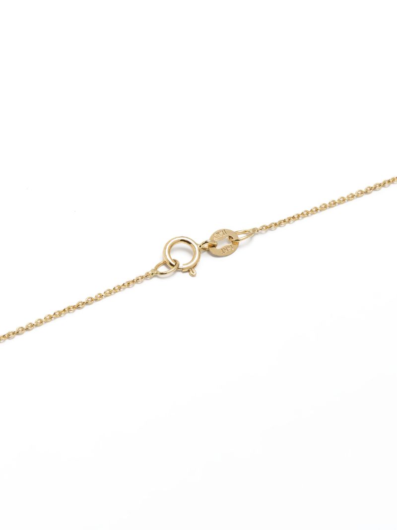 14k Yellow Gold Kite Diamond Necklace