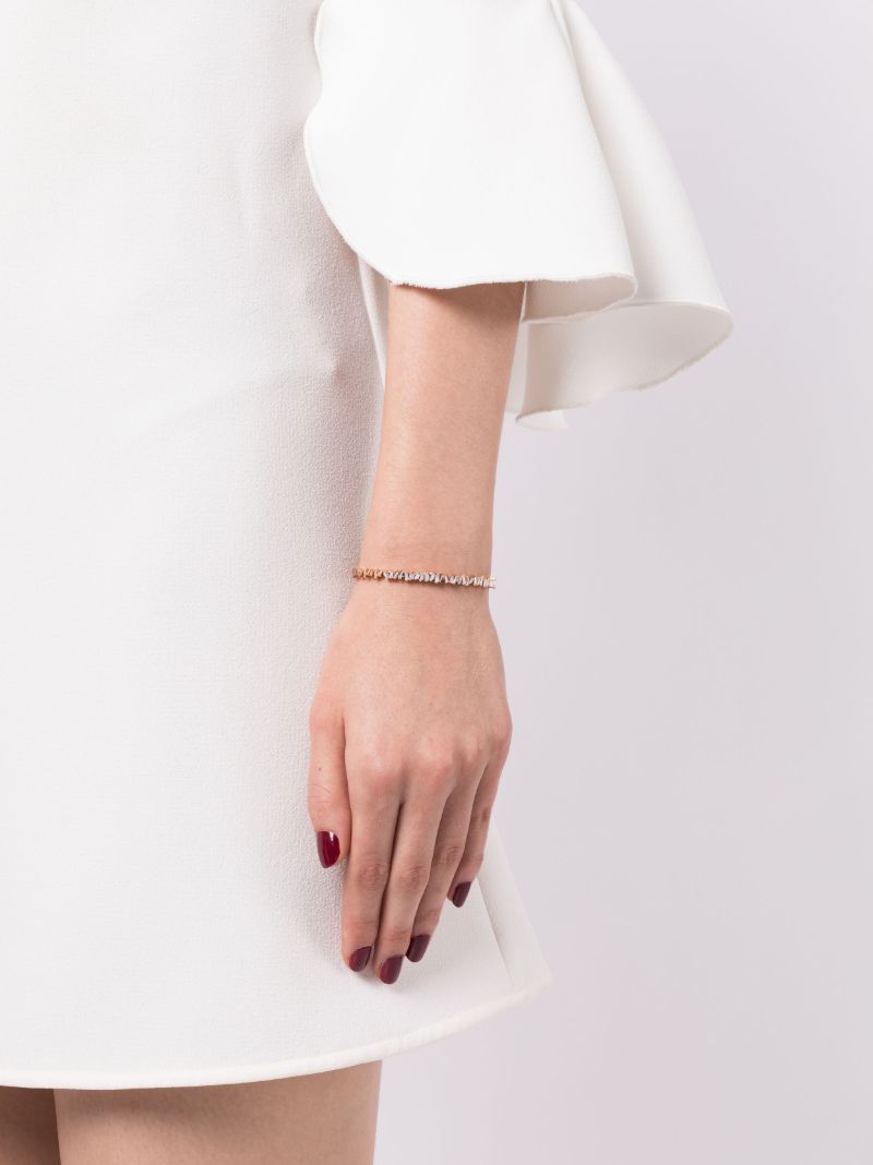 18kt Rose Gold Classic Diamond Fireworks Bangle