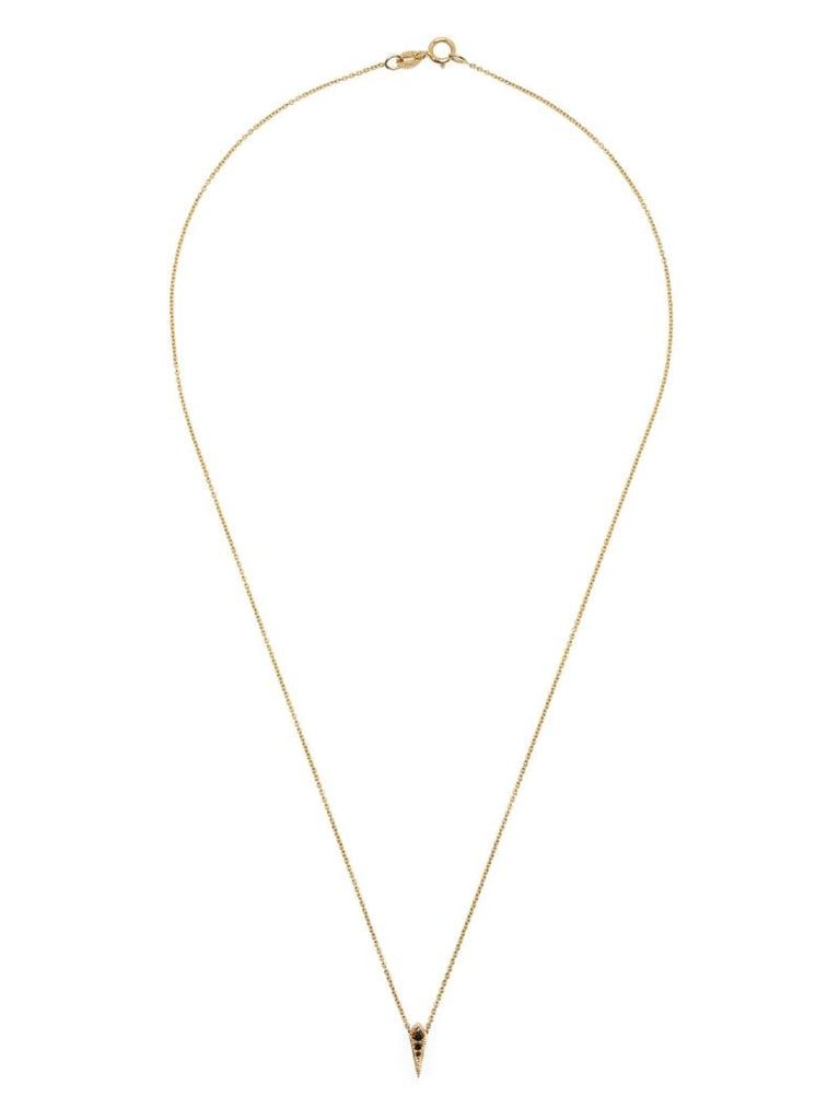 14k Yellow Gold Kite Diamond Necklace