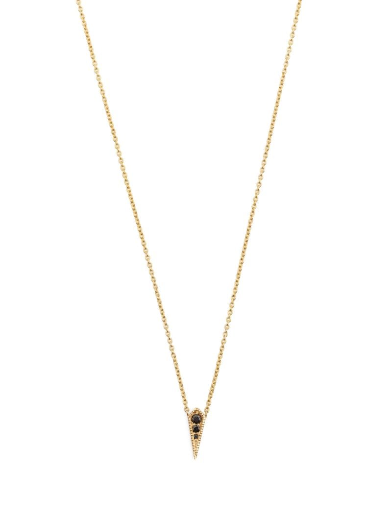 14k Yellow Gold Kite Diamond Necklace