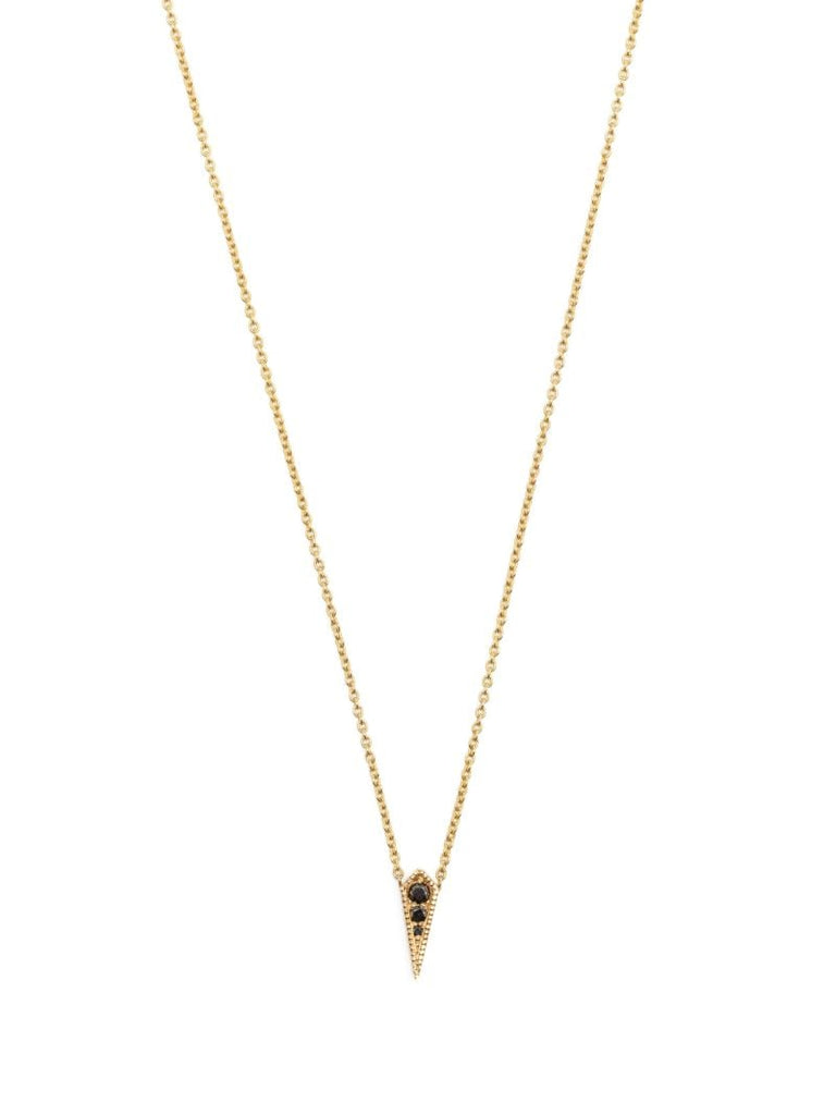 14k Yellow Gold Kite Diamond Necklace