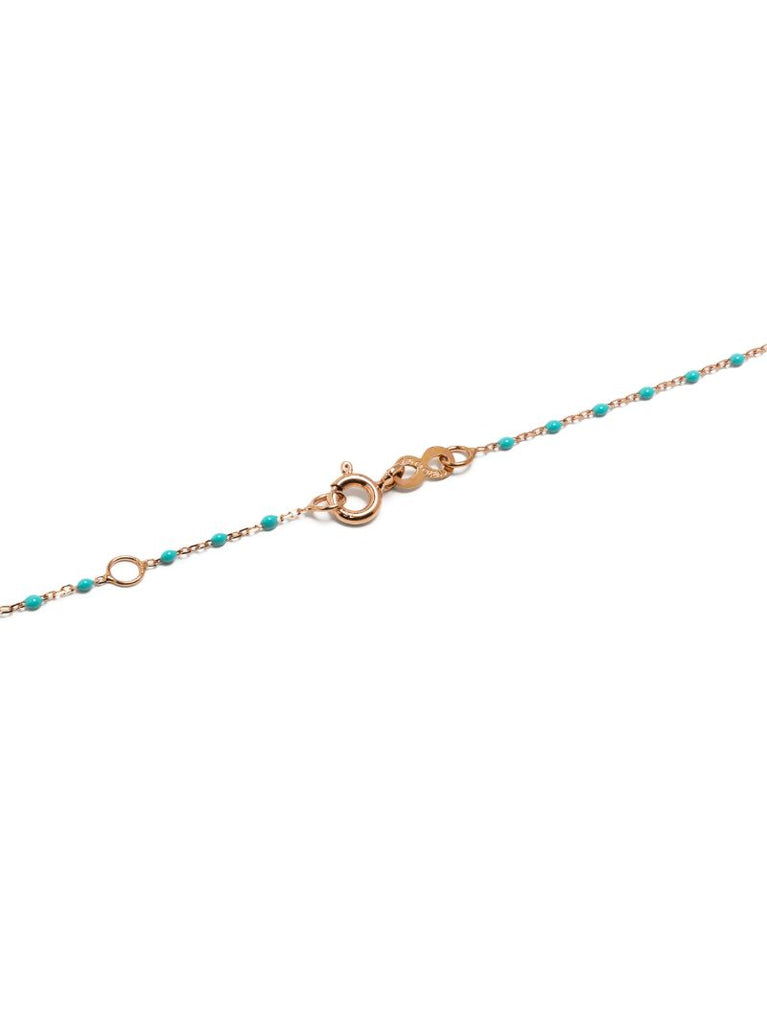 18k Rose Gold Mini Gigi Diamond Necklace