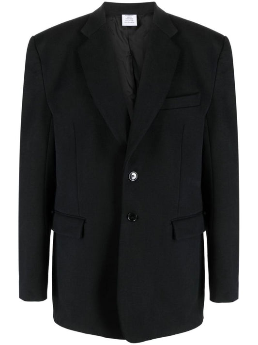 Black Single-breasted Blazer