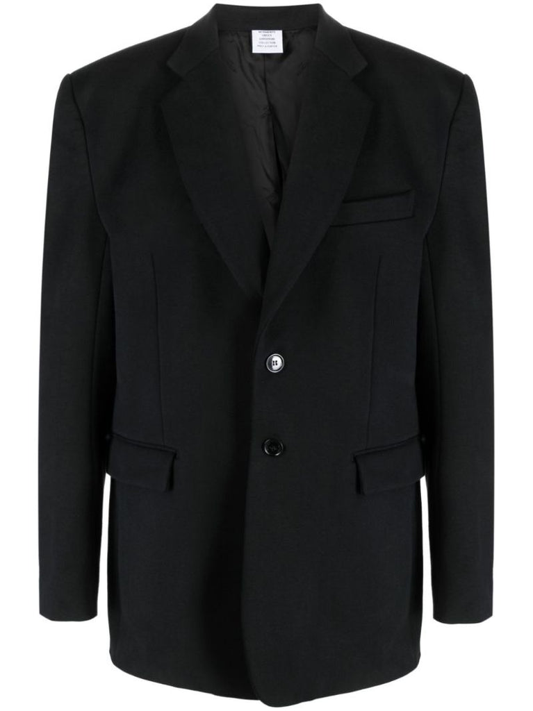 Black Single-breasted Blazer
