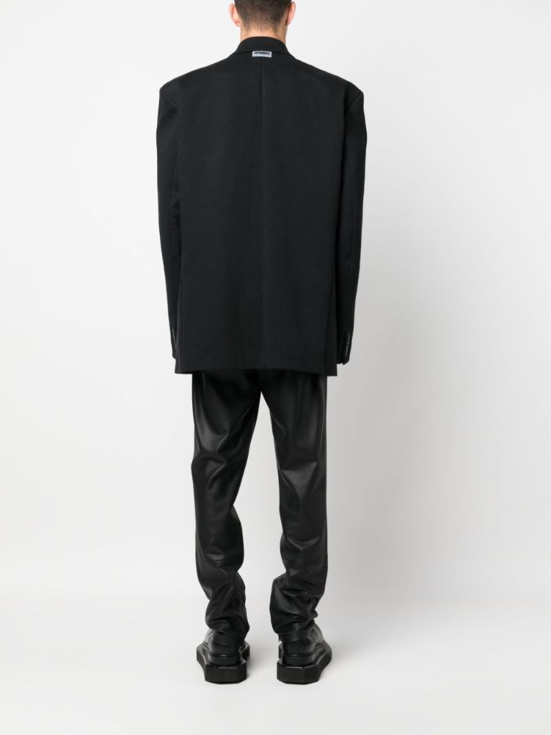 Black Single-breasted Blazer