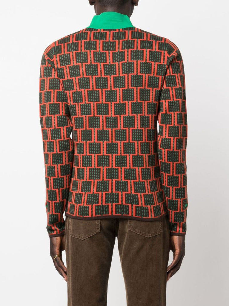 Multicolour Geometric Sweater