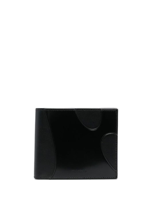 Black Cut-out Bifold Wallet