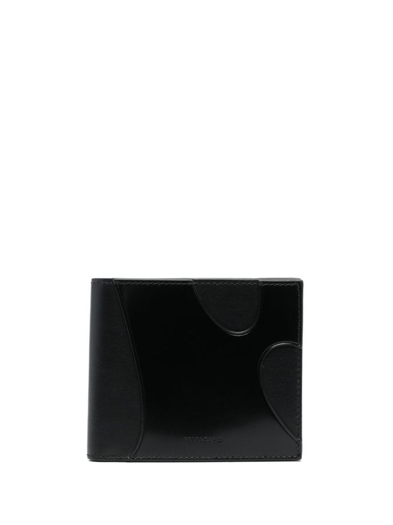 Black Cut-out Bifold Wallet