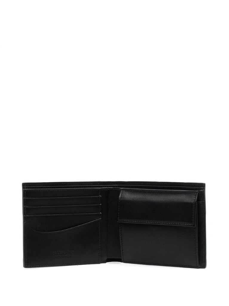 Black Cut-out Bifold Wallet