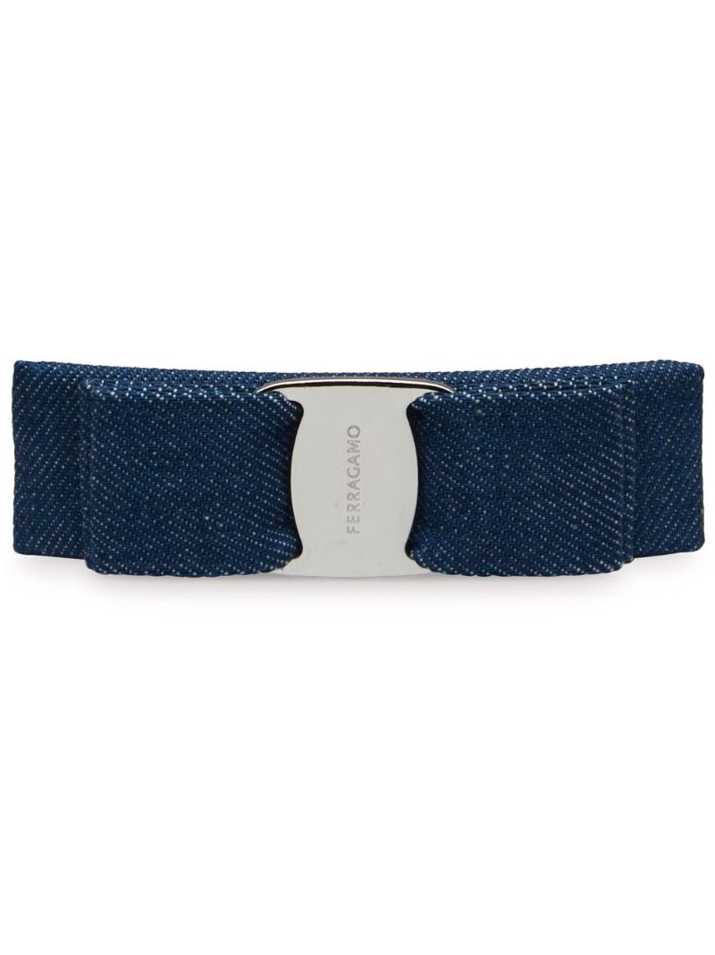 Blue Vara Bow Hair Clip
