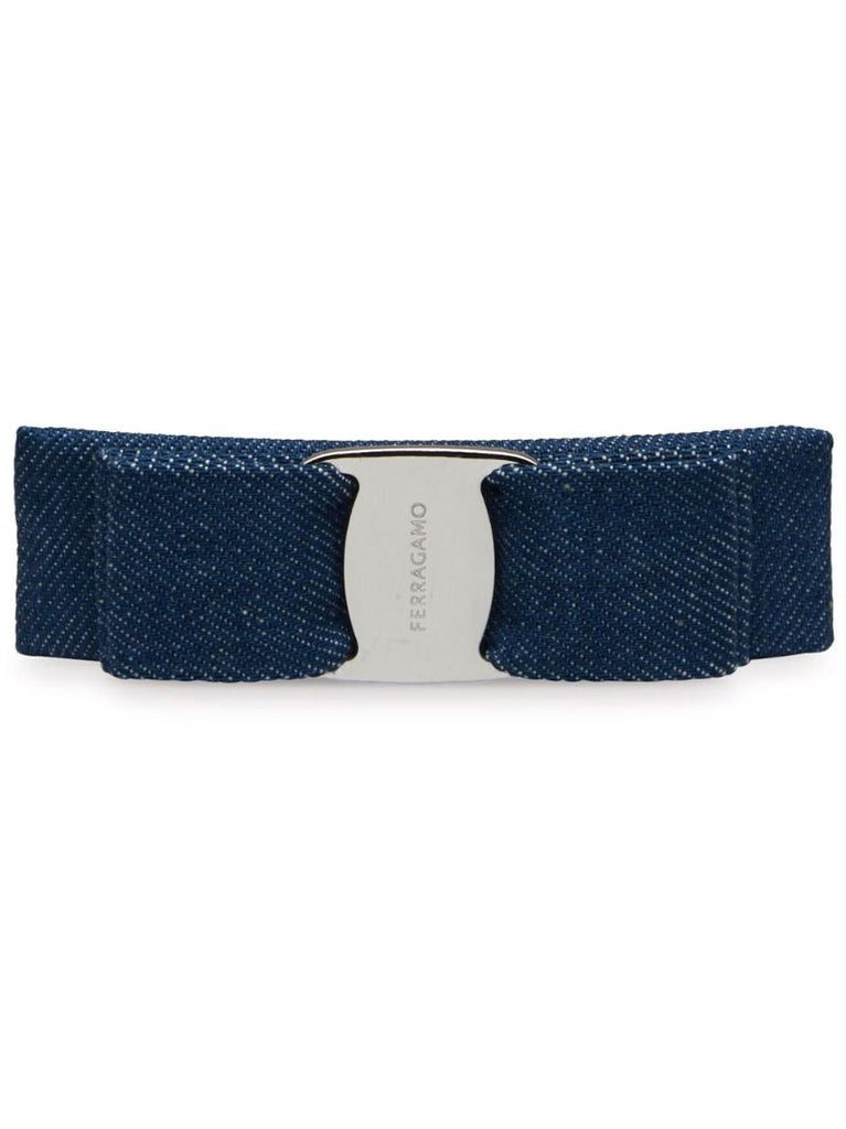 Blue Vara Bow Hair Clip