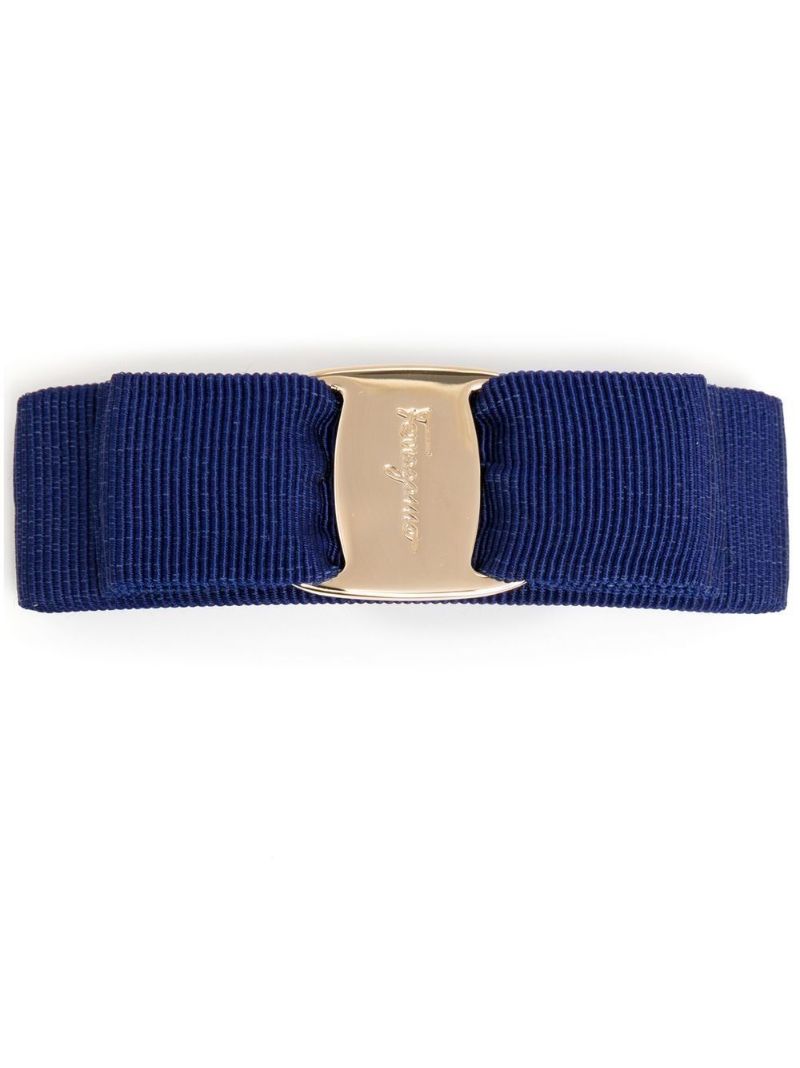 Blue Vara Bow Hair Clip
