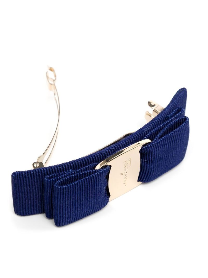 Blue Vara Bow Hair Clip