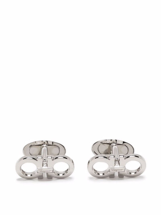 Silver-tone Gancini Cufflinks