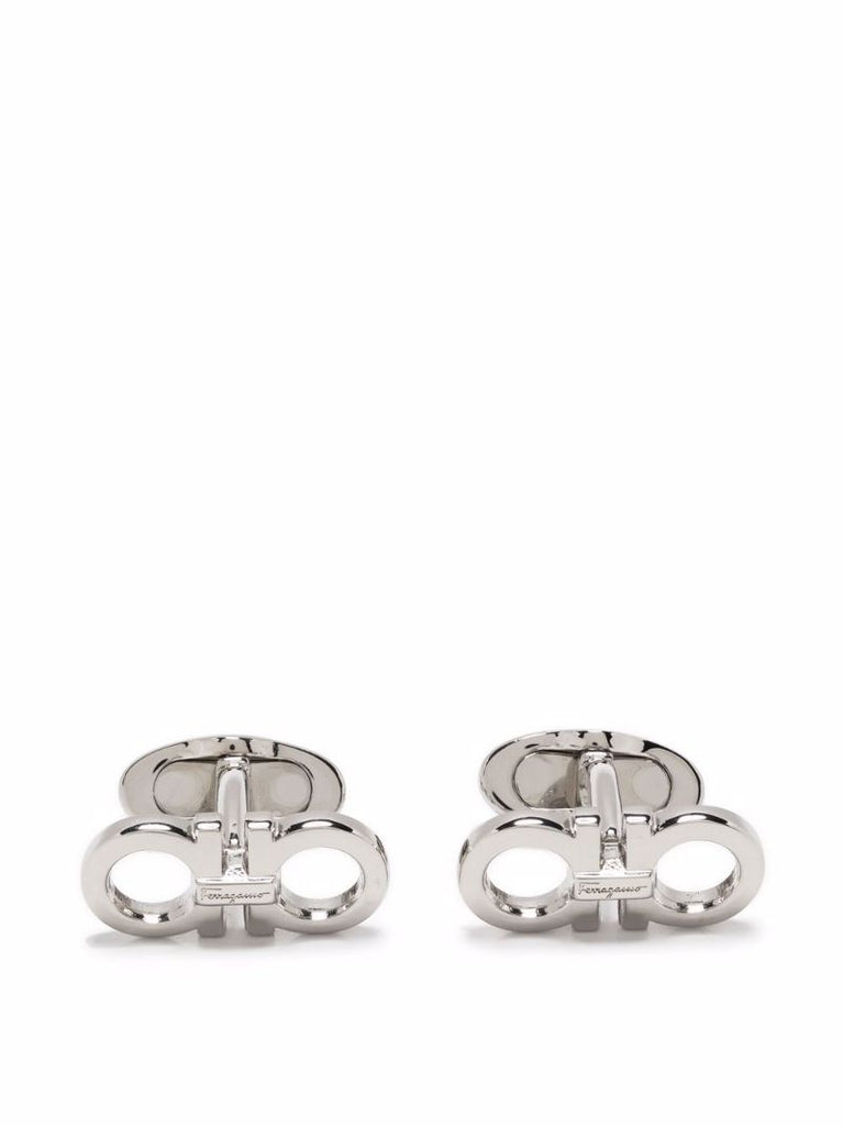 Silver-tone Gancini Cufflinks