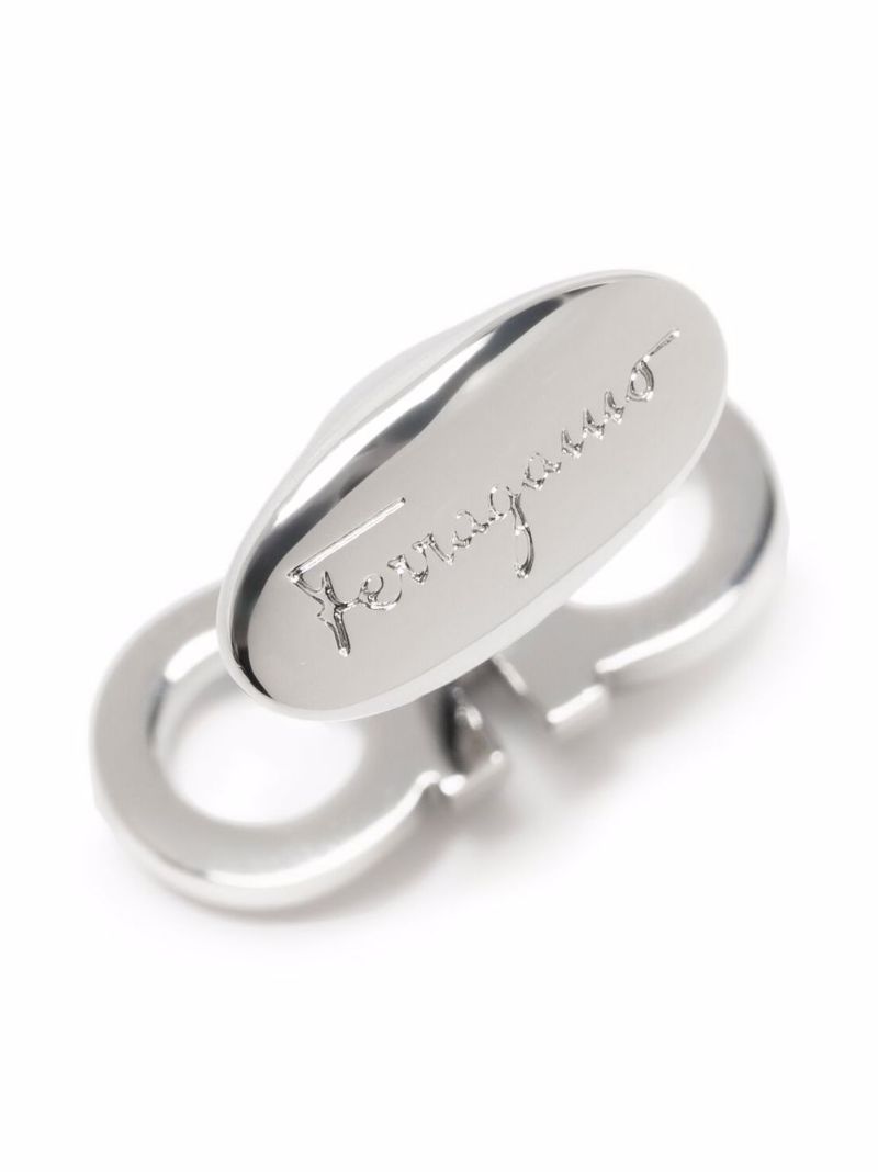 Silver-tone Gancini Cufflinks