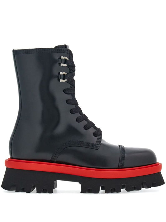 Black Chunky Combat Boots