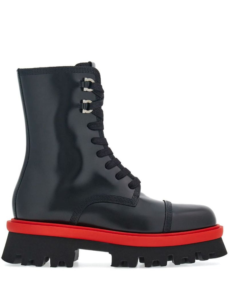 Black Chunky Combat Boots