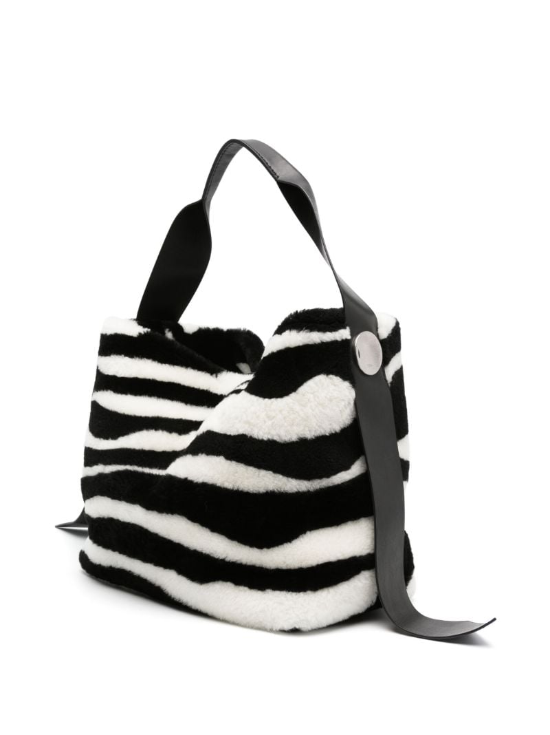 Black Zebra-print Tote Bag