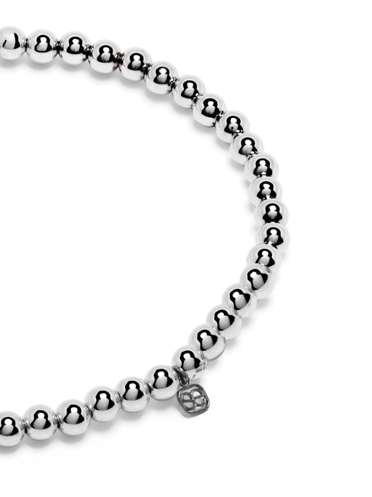 14k White Gold Cross Diamond Bracelet
