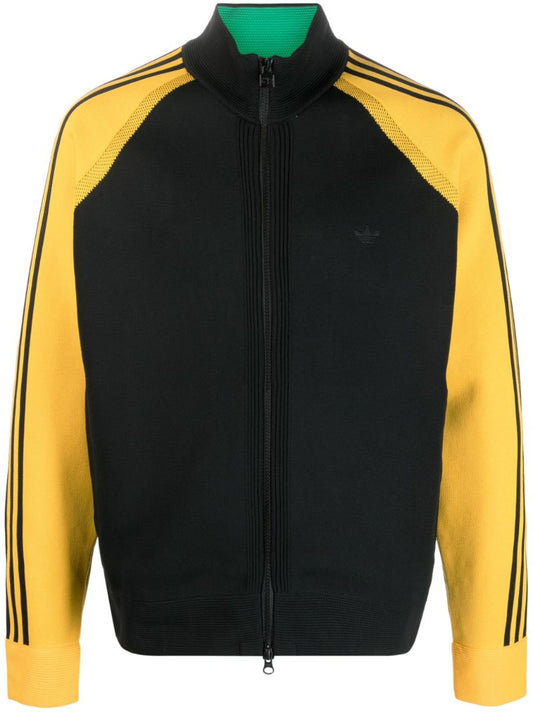X Wales Bonner Black Zip-up Track Jacket