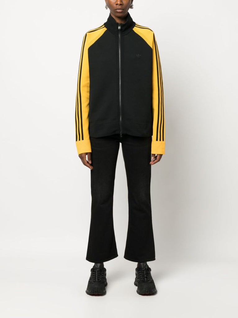 X Wales Bonner Black Zip-up Track Jacket