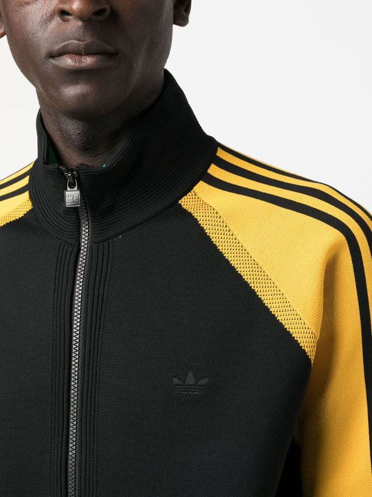 X Wales Bonner Black Zip-up Track Jacket